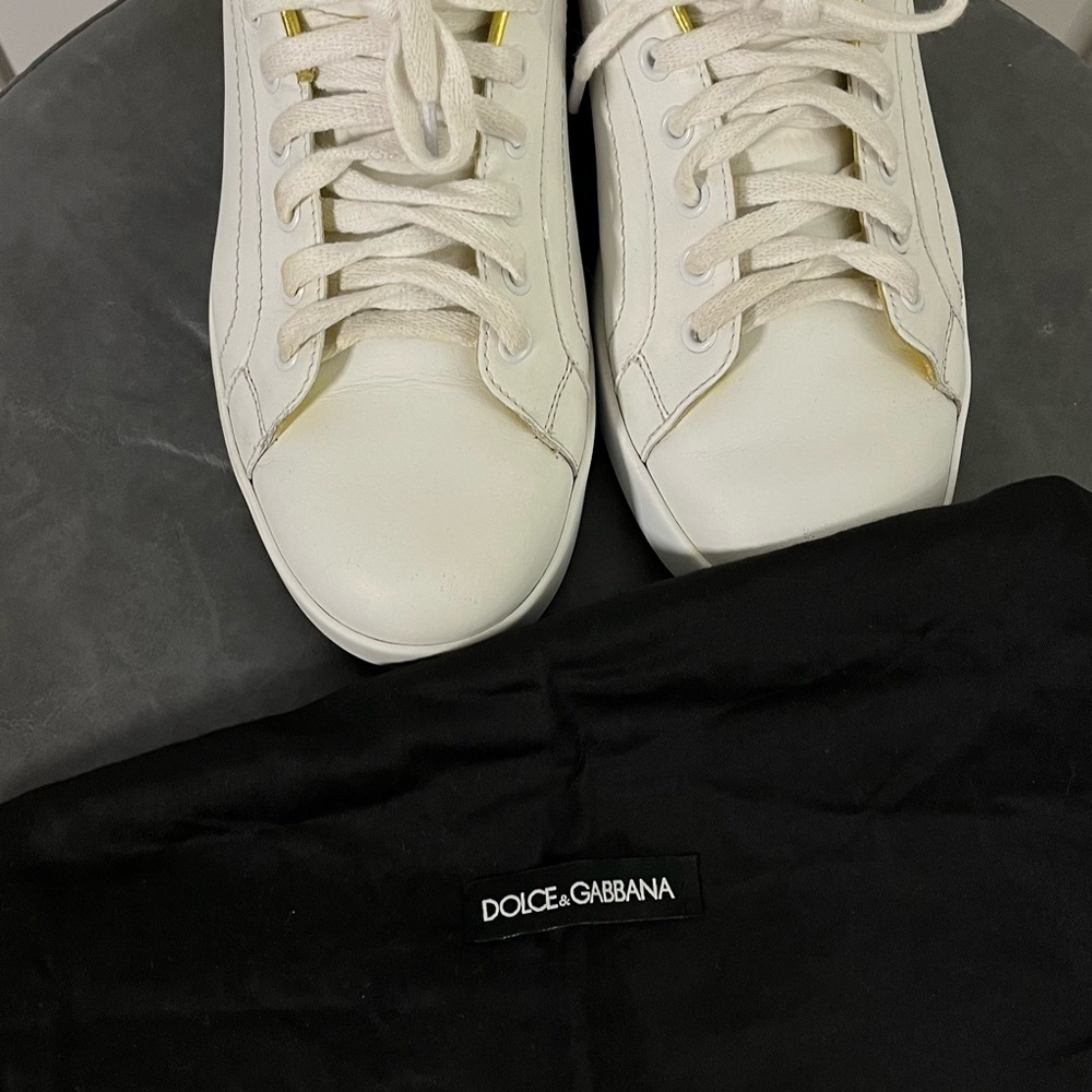Dolce & Gabbana Portofino White Metallic Yellow - Picture 8 of 8